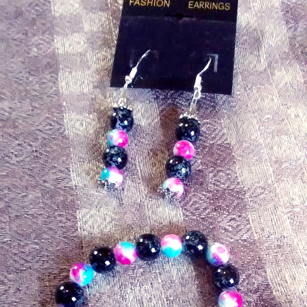 Handmade Bracelet and Earrings set